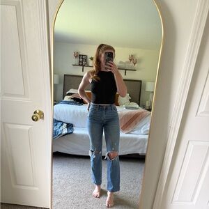 SOLD Abercrombie & Fitch 90s straight distressed Jeans